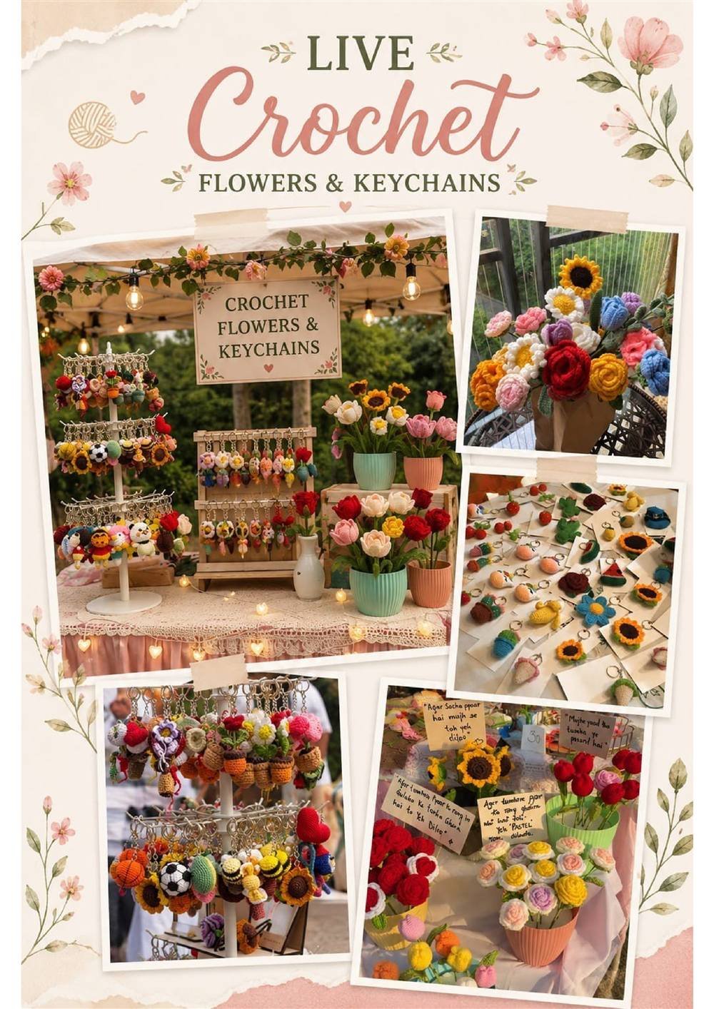 Crochet Handmade Carnival Stall — Carnival Artist wedding stall by Rajasthan Event Management